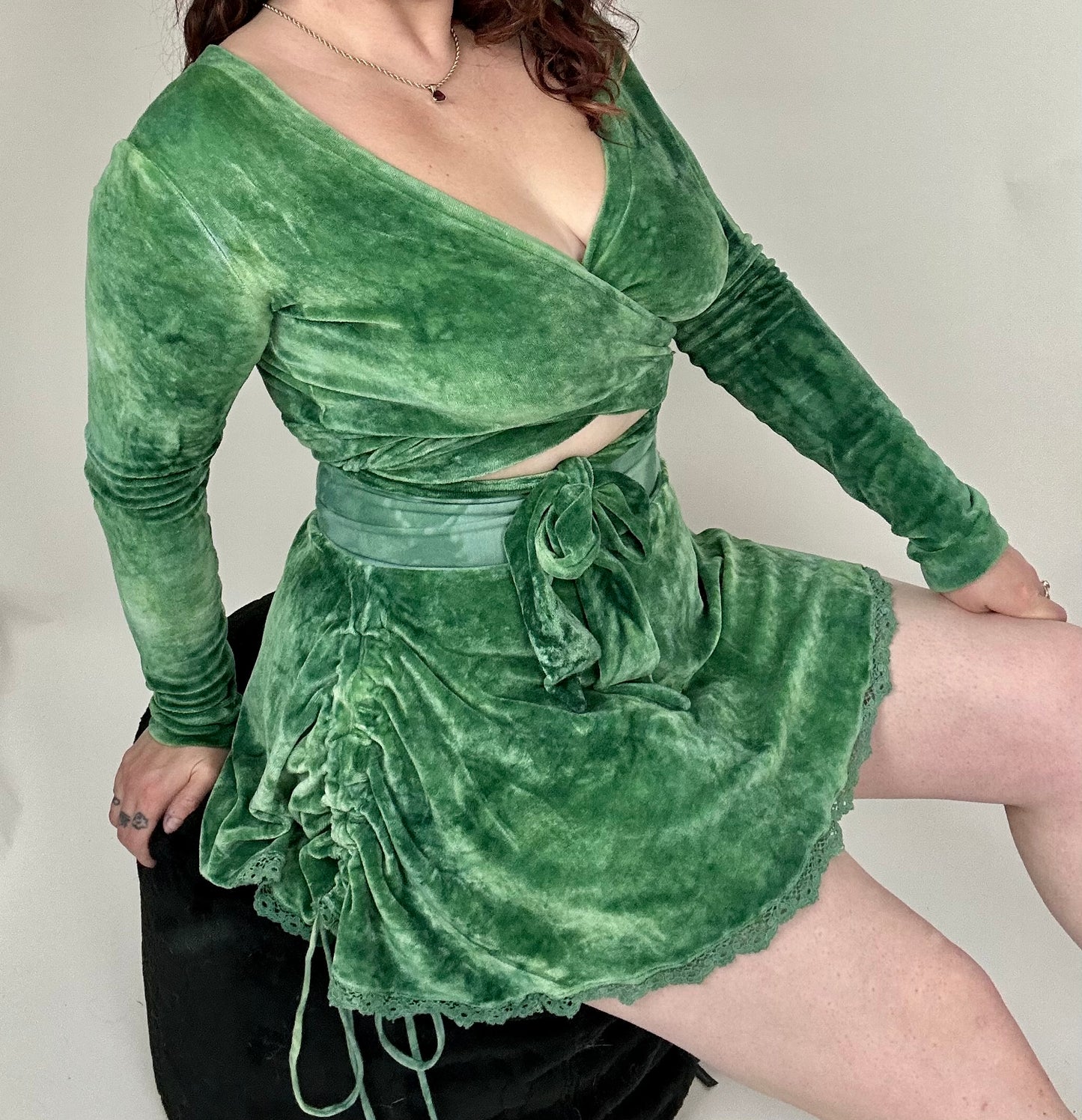 Medium Bamboo Velour Enchantment Skort