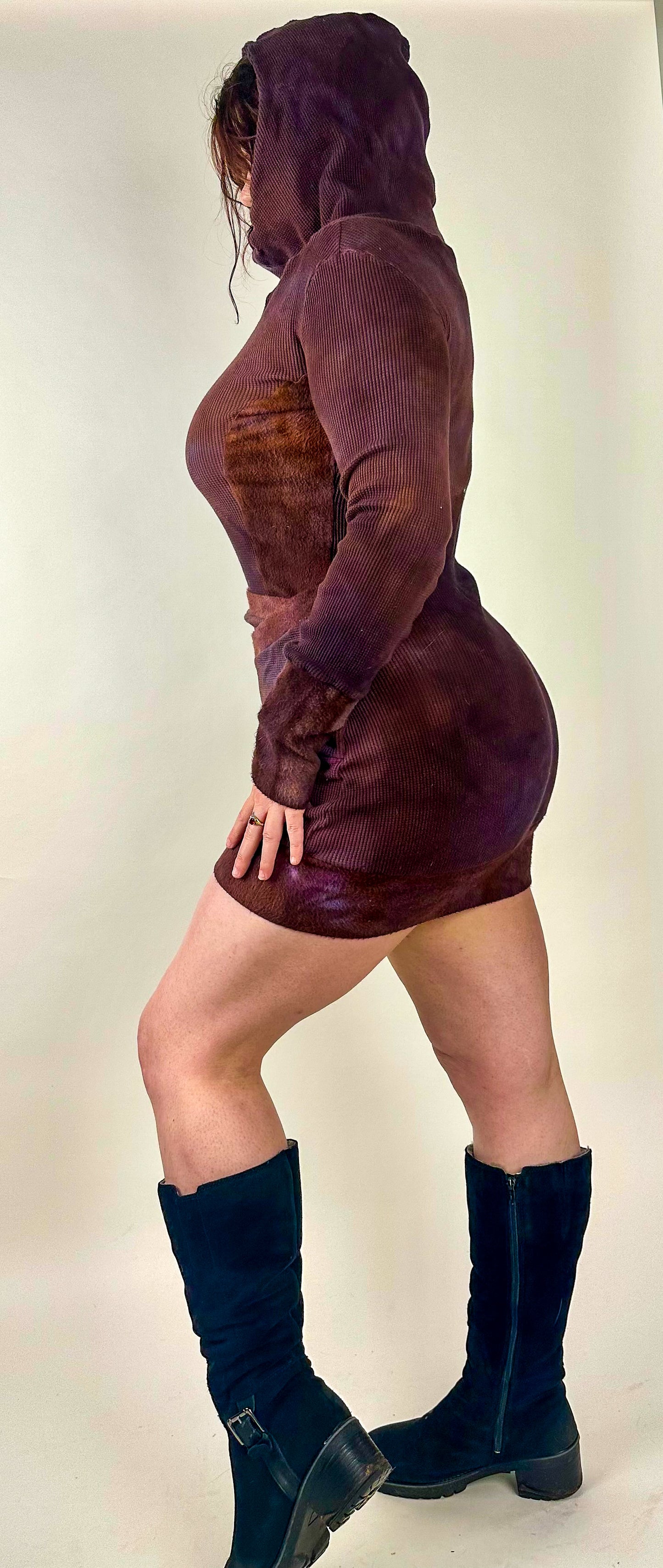 Small North Star Hoodie Dress
