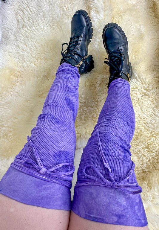 OOAK Medium Saves Lives Thigh Highs