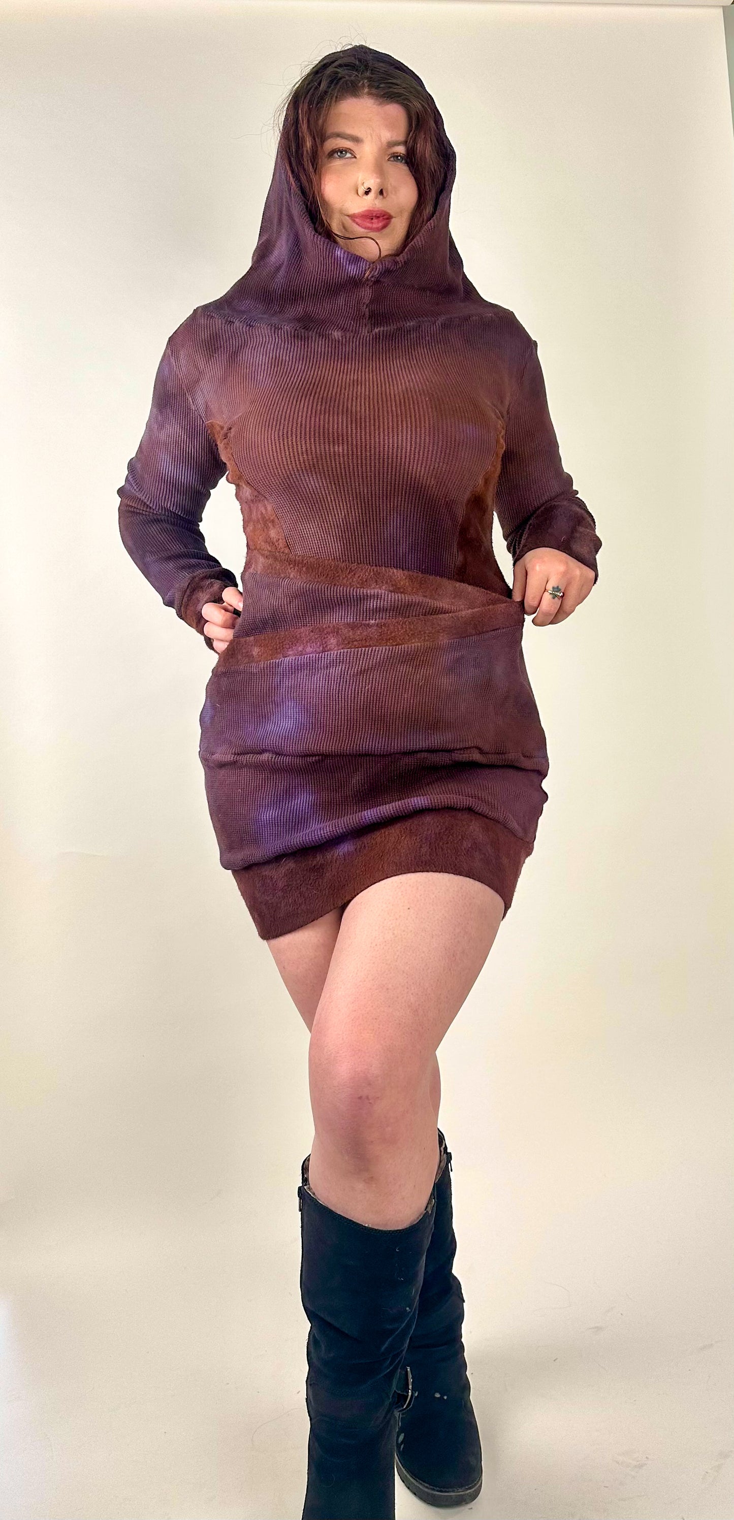Small North Star Hoodie Dress