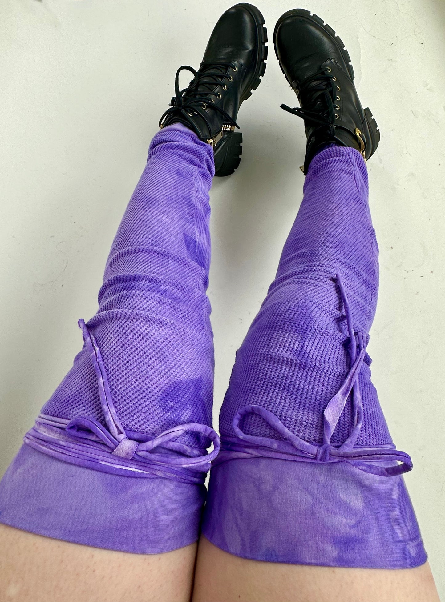 OOAK Medium Saves Lives Thigh Highs